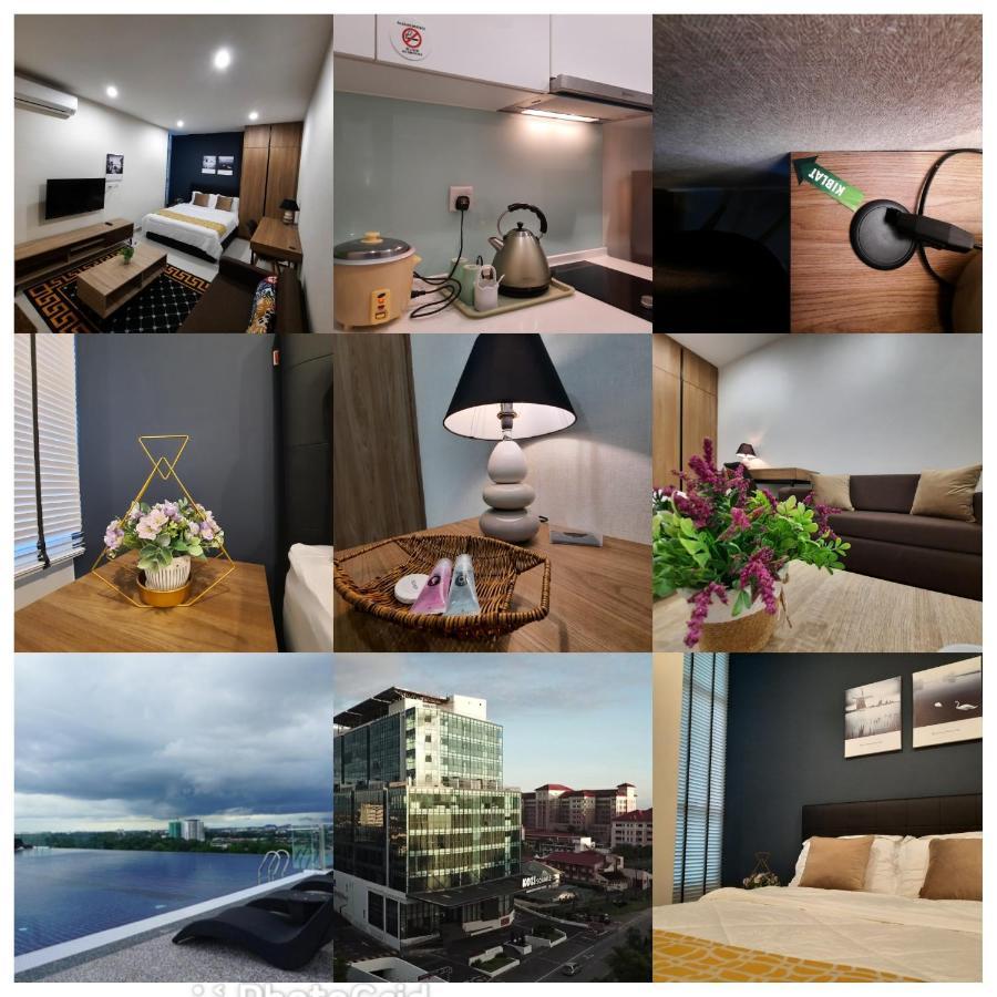 Apartamento Arena Soho At Kozi Square Kuching Exterior foto